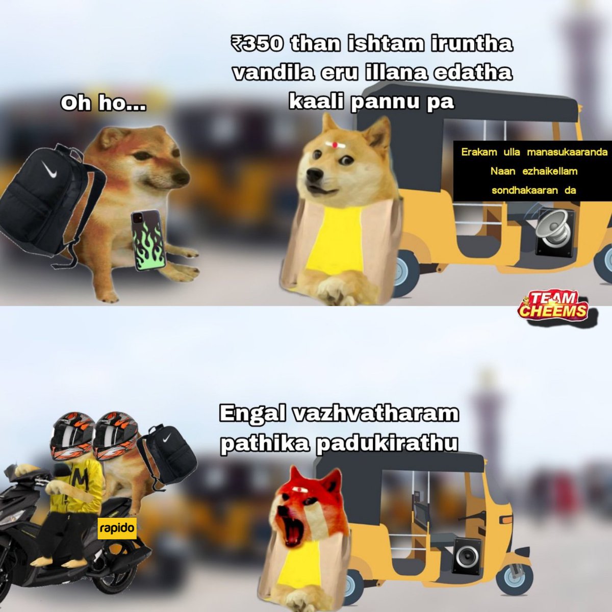 divyadharshi19's tweet image. 😂
#Rapido #Uber #Ola #autodriver