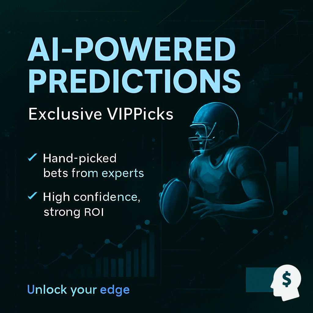 LineProphetLLC's tweet image. Elevate your sports betting with LineProphet VIP Access:

- Exclusive VIPPicks 📊
- Hand-picked bets from experts
- High confidence, strong ROI
- Access to professional tools and data

Unlock your edge: lineprophet.com/packages
#LineProphet #VIPAccess #SportsBetting