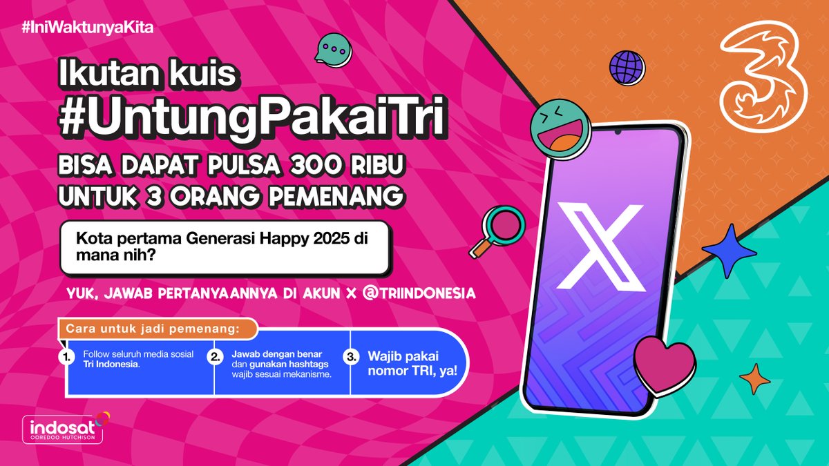 3 Indonesia tweet media