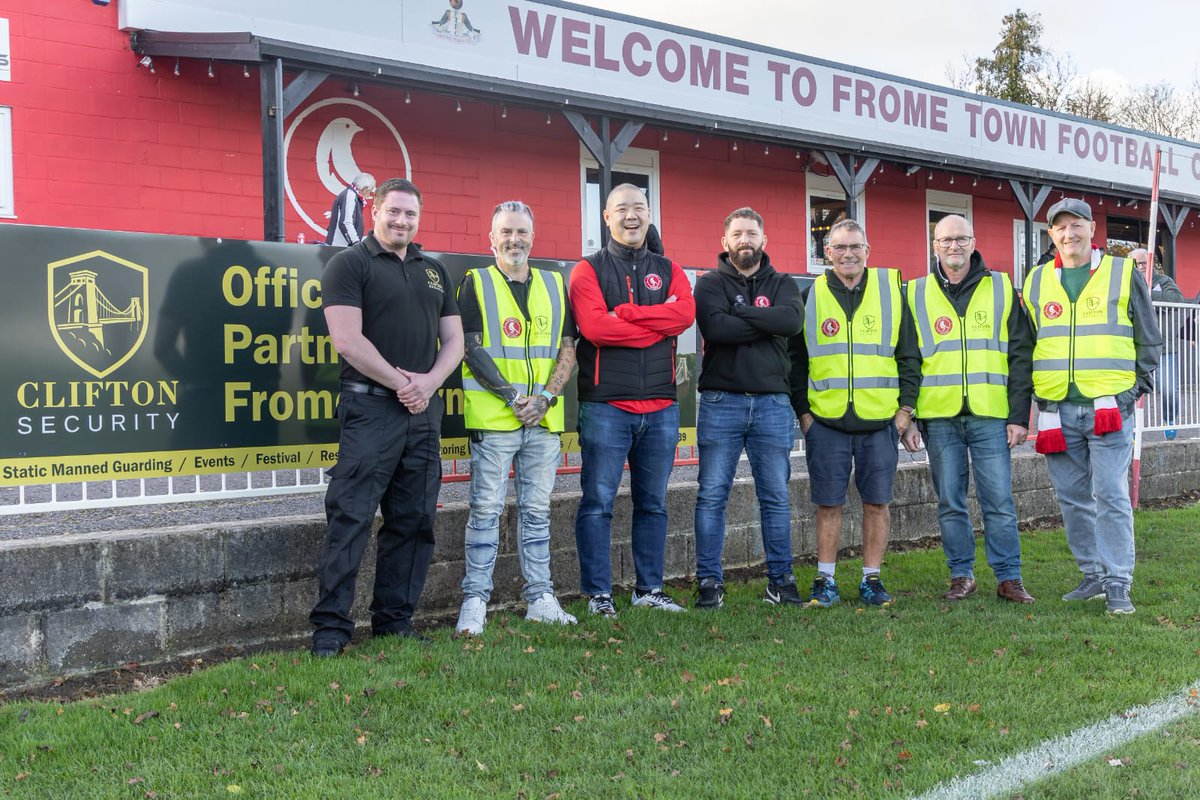 FromeTownFC's tweet photo. π£ Sponsor Spotlight! π£
Huge thanks to LGS Solutions / Cosmic Monkey for kitting out our amazing volunteers, and to Clifton Security for their fantastic Matchday support & Hi-Vis donations! π
Full post π https://t.co/Rn3yWYVsGh
#FromeTownFC #TeamFrome https://t.co/6abzz7wU6r