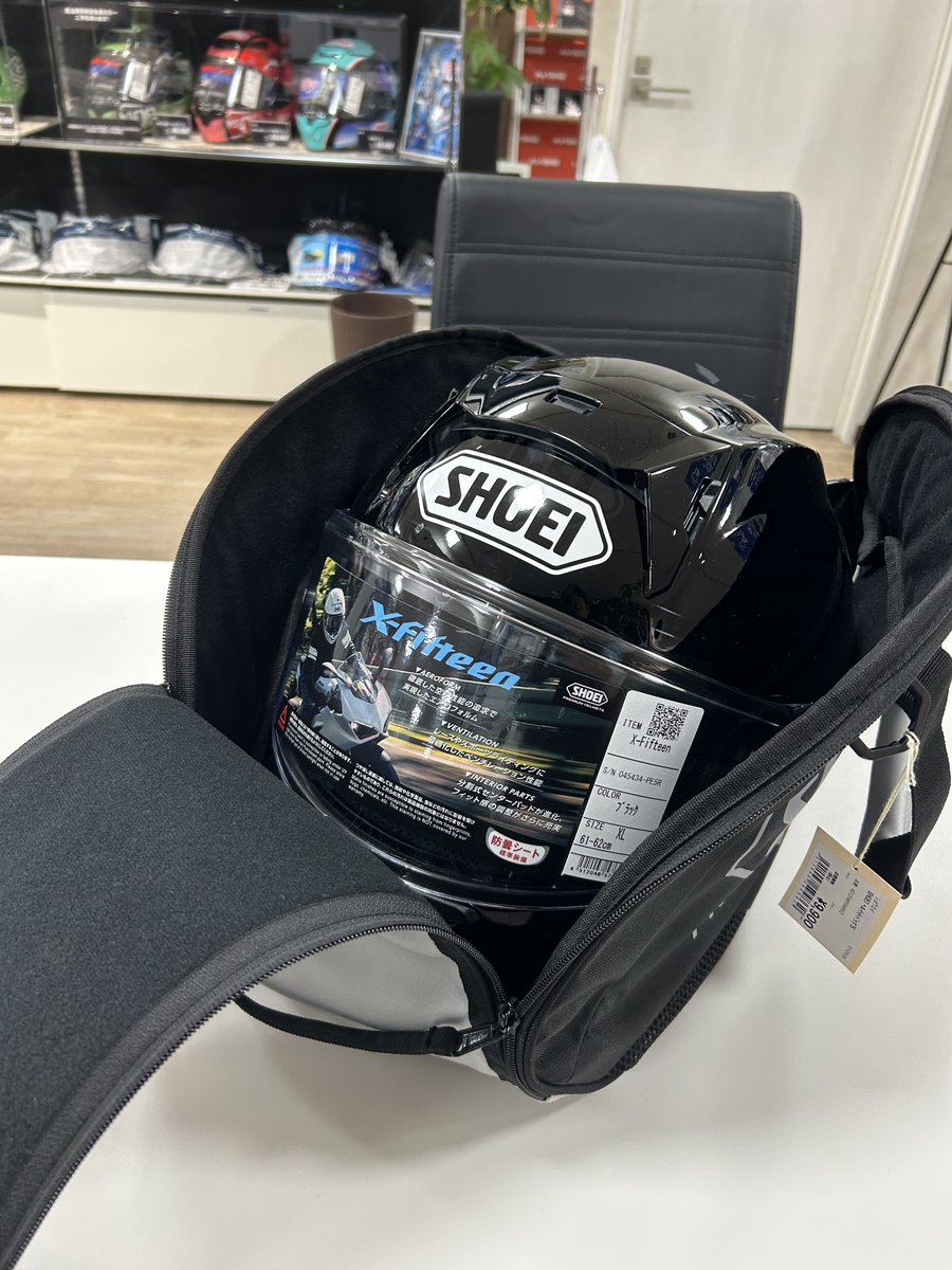 入荷しました😙/ SHOEI HELMET BAG5🎉 X-FifteenのXLサイズもバッチリ