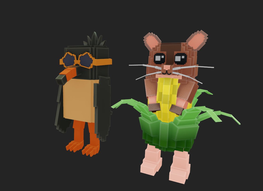 Some of the brainrot models I made have slightly stylized textures...
#ROBLOX ,#RobloxDev ,#Robloxdevs