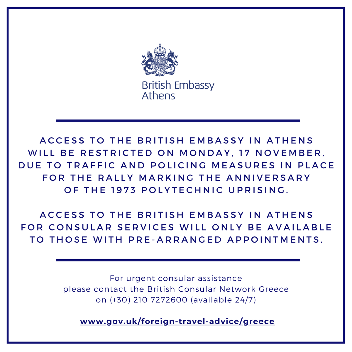 UK in Greece (@ukingreece) on Twitter photo 