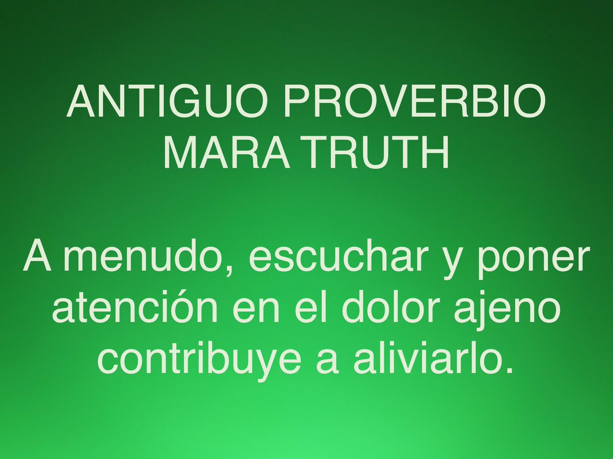#Proverbios #Dichos #Espiritualidad #Autoconocimiento #CrecimientoPersonal #Escuchar #PonerAtención #Buscadores #Buscadoras #Finders #Pasos #Camino #LaSenda #MaraTruth🕸

ANTIGUO PROVERBIO MARA TRUTH

A menudo, escuchar y poner atención en el dolor ajeno contribuye a aliviarlo.