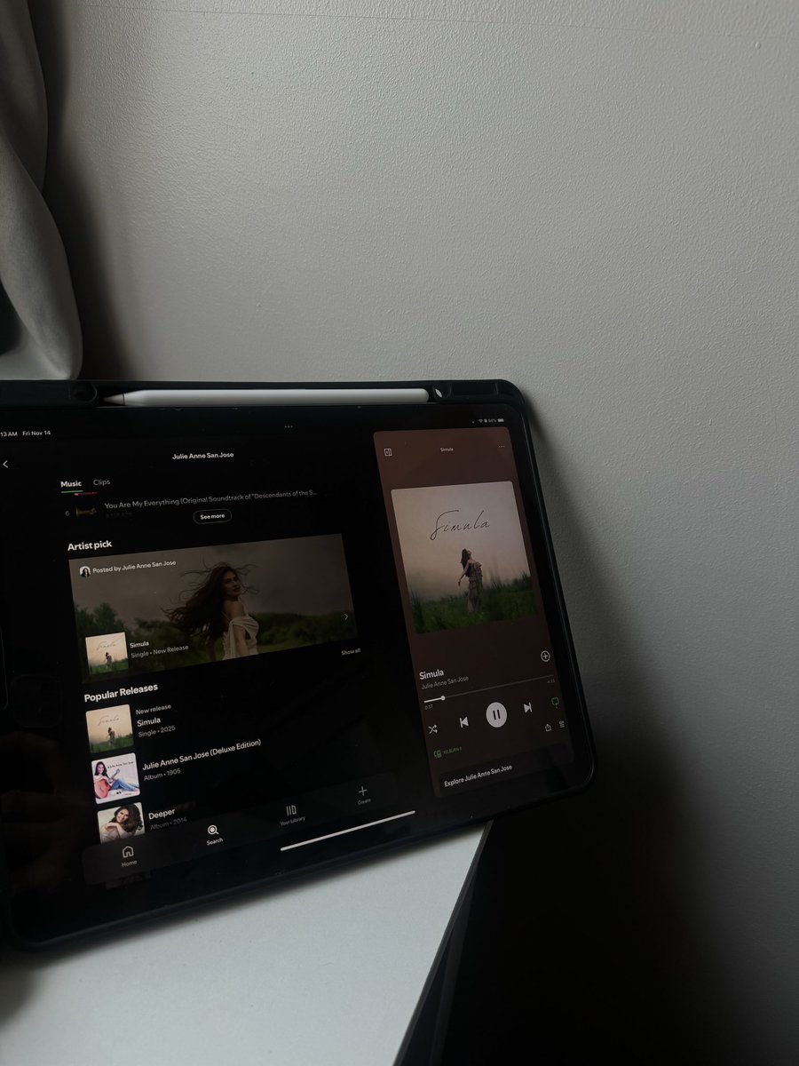 davegraciadass's tweet photo. Ended the year with one of my Favorite projects! I got to do Julie Anne San Jose's new single "Simula"

STREAM NOW! https://t.co/5bxwyw00IC