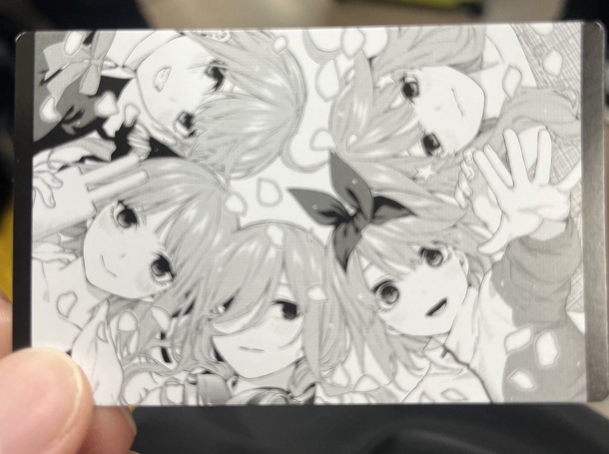 五等分の花嫁 GOTO AKIBA アトレ秋葉原 スタンプラリー 五月 色紙 ⭐️五等分の花嫁 GOTO AKIBA!スタンプラリー 色紙 アトレ秋葉原 二乃