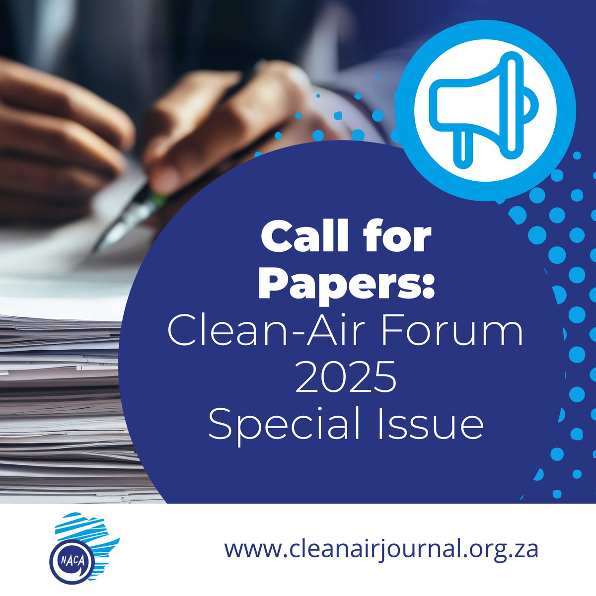 Call for Papers: CLEAN-Air Forum 2025 Special Issue
This  issue of the Clean Air Journal aims to publish selected papers based on abstracts presented at the CLEAN-Air Forum 2025 (July 15-17, 2025) held in Nairobi, Kenya. 
ow.ly/gN2250Xry8l
#CLEANAIRForum2025 #CallForPapers