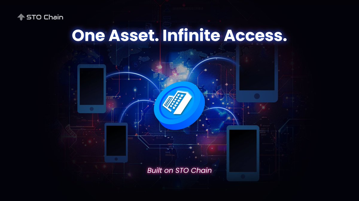 StoChain's tweet photo. 1 asset = infinite access.

That’s the power of tokenization.

When an asset is tokenized, it becomes digital, shareable, and globally accessible.
You don’t need millions. 

You just need the rails, precisely what we're building at STO Chain.

From locked-up value to liquid opportunity, on-chain.
Global access, rewritten.

#RWA #Tokenization #DeFi