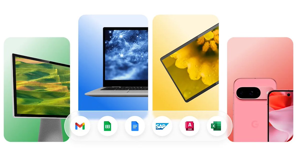 NicoChromebook's tweet image. C&apos;est OFFICIEL. Google lance &quot;Cameyo by Google&quot; !

Le plus gros obstacle à l&apos;adoption de #ChromeOS en entreprise vient de sauter. Oui, on parle d&apos;exécuter VOS applications #Windows (.exe) et #Linux directement dans Chrome.

mychromebook.fr/cameyo-by-goog…