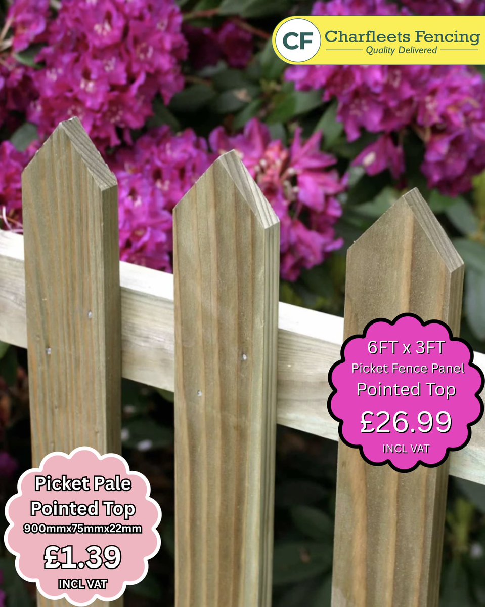 CharfleetsFenc's tweet image. Define Your Garden with Timeless Style🌼
📞 - 01268 696 930
🌐 - charfleetsfencing.co.uk
#PicketFencing #GardenFencing #FenceDesign #OutdoorStyle #tradeprices #canveyisland #GardenPerfection #HomeStyle #essex #kent #london #surrey