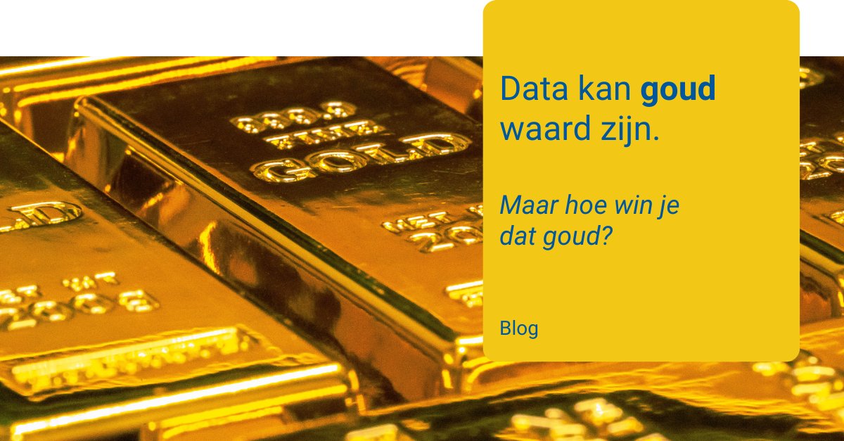 Data is overal en de hoeveelheid neemt nog steeds toe, bedrijven en consumenten produceren steeds meer data. #Data kan goud waard zijn voor organisaties, maar hoe win je dat goud? Lees meer: loom.ly/--dAJkA