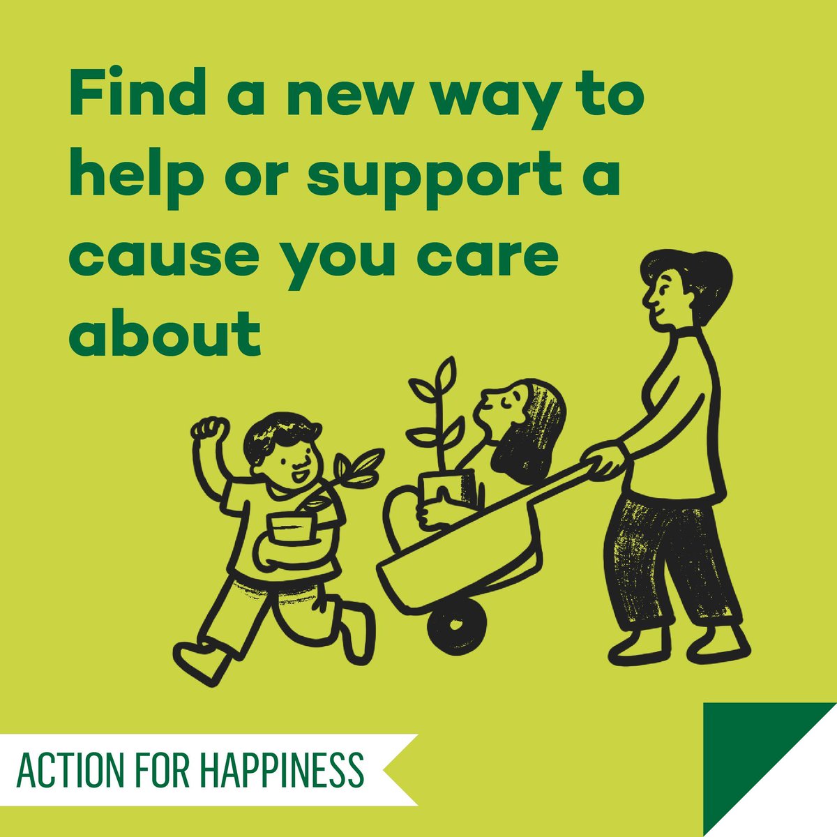New Ways November - Day 14: Find a new way to help or support a cause you care about actionforhappiness.org/new-ways-novem… #NewWaysNovember