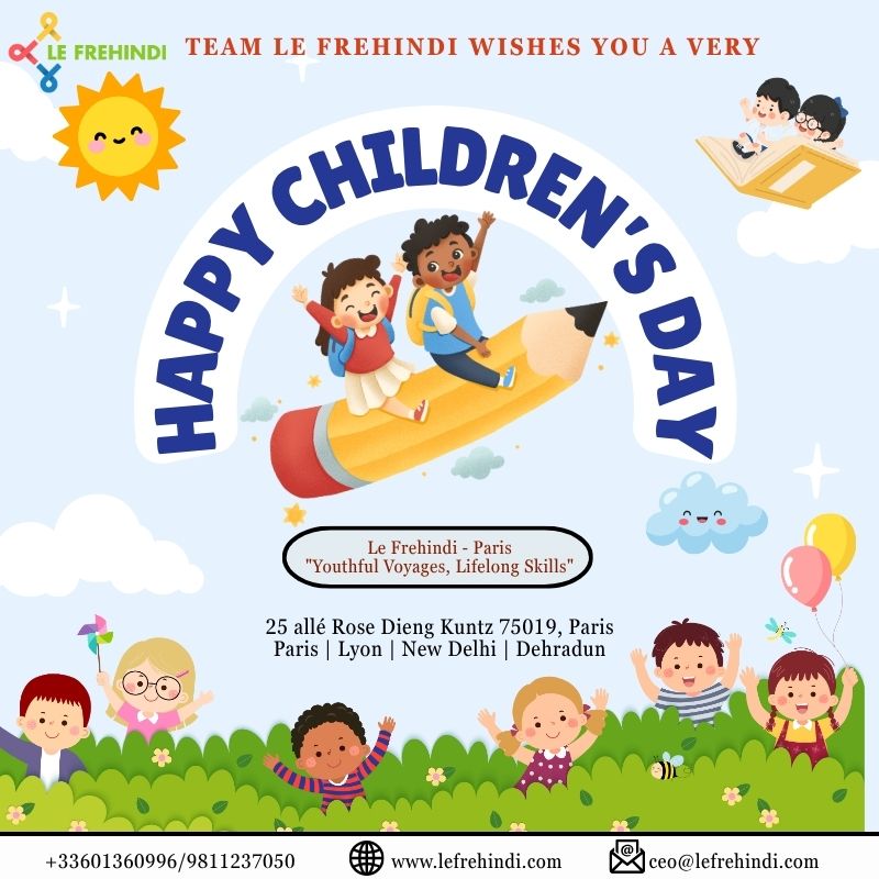 Frehindi's tweet photo. Every child carries a world of wonder within them — and at Le Frehindi, we’re proud to help them explore it through culture, language and unforgettable learning experiences.
Here’s to young minds discovering the world with curiosity and courage.
Happy Children’s Day! 🌍✨ https://t.co/ikU9XeQpgA