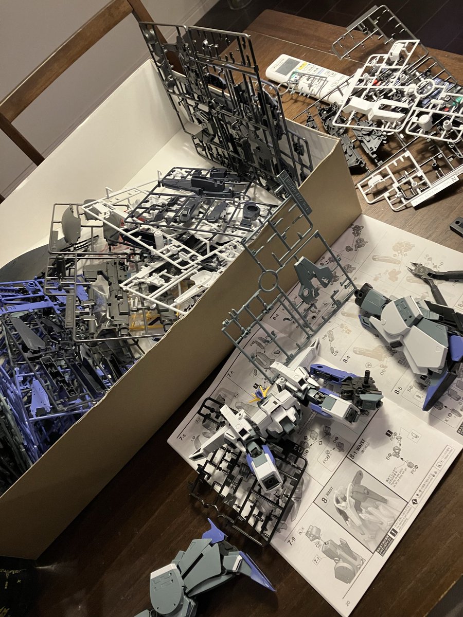 ガンプラ詰め合わせ(組途中多) ただ組む ただ組む #ガンプラ