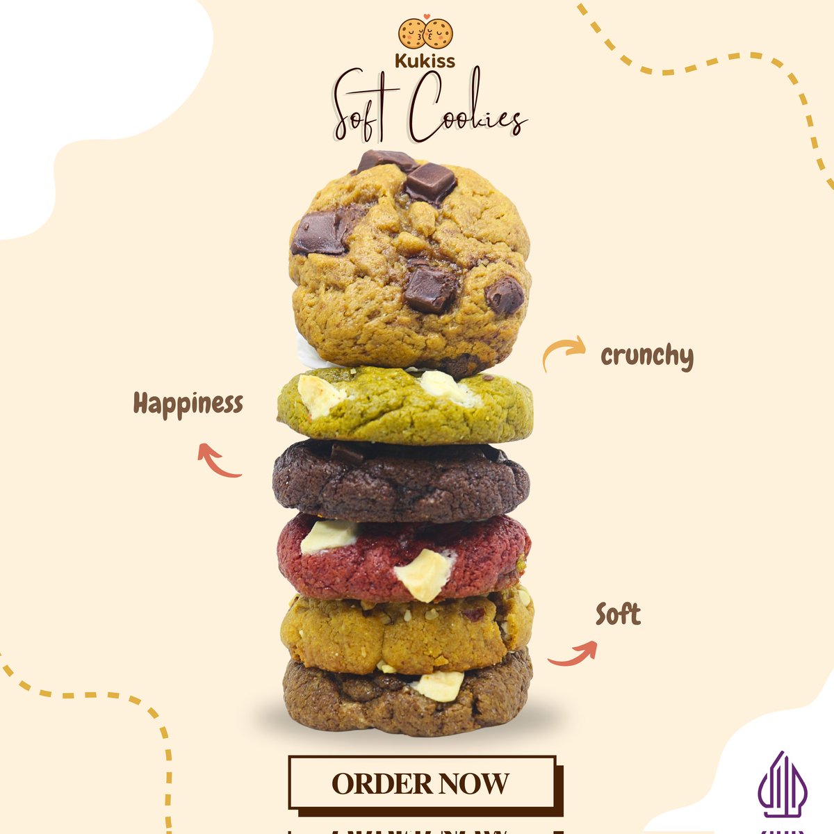 siPisces22's tweet photo. HAII KAKAK KAKAK GANTENG DAN  CANTIKK

Ini Jualan aku yaa
Soft Cookies 🍪
Ada 6 rasa :
( classic, double choco, matcha, red velvet, peanut, mocca) 

CUMAN 5 RIBUANNNNN ✨

Pengiriman dari Bekasi 

Yang mau order bisa DM 

Note : aku belum ada di toko oren 🙏🥲 https://t.co/UPRcG5Ubu8