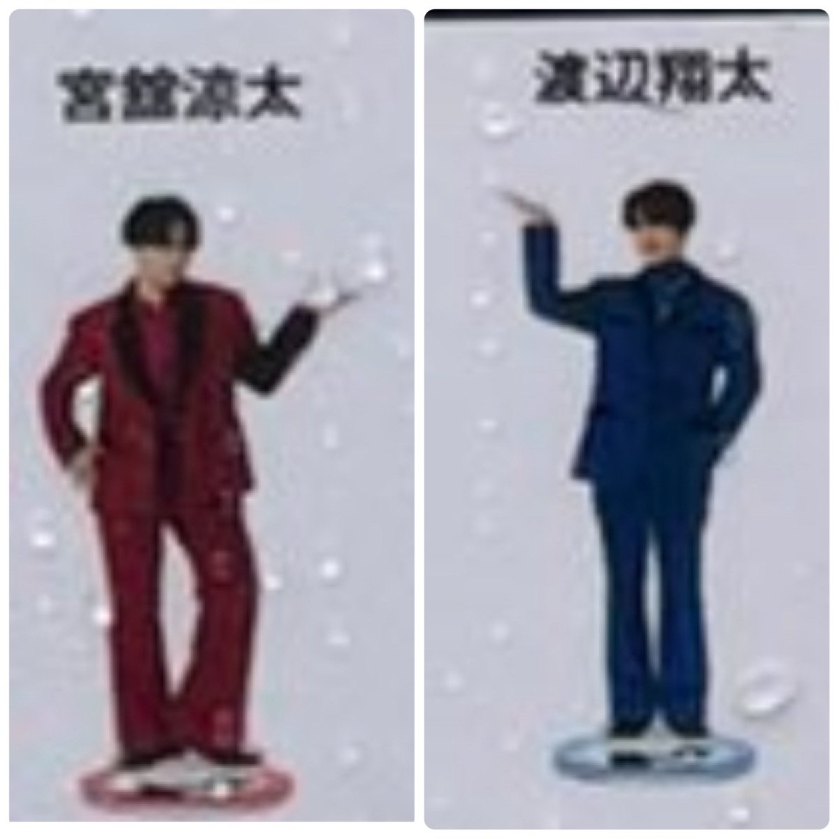  Man アクリルスタンド　第１弾　ゆり組　アクスタ　２個セット ゆり組のアクスタは2人揃えて2人で支える系でよろしいですね、、、🌹