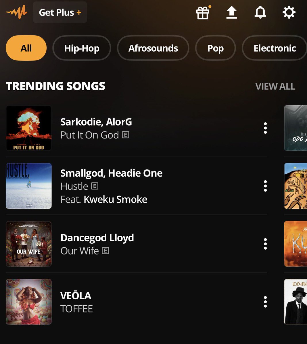 TRENDING #1 AUDIOMACK

<a href="/sarkodie/">Sarkodie</a> - Put It On God ft <a href="/alorgisarebel/">AlorG</a> 

Link🔗 ditto.fm/putitongod
