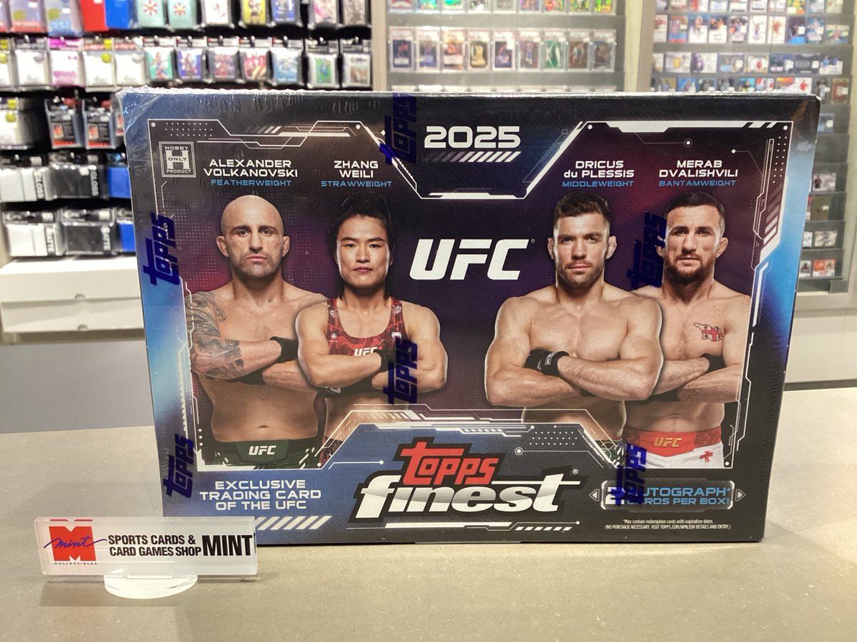 11/14新商品入荷】 2025 TOPPS FINEST UFC HOBBY トップス社からUFC