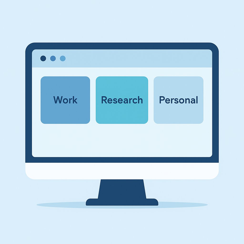 BlazesoftStudio's tweet image. Working across multiple browser tabs?

Color-code them, collapse when not needed, and keep your focus intact.
Simple fix for focus and productivity.

Use “Tab Groups” in Chrome or Edge to organise your workflow.
#TechTipTuesday #Productivity #TechTips #BlazesoftStudio