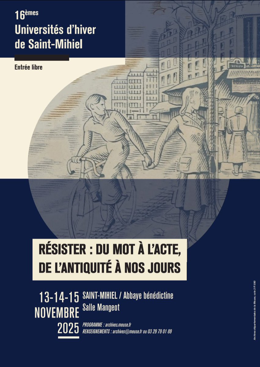 Aujourd'hui, j'ai le plaisir d'interroger la lutte contre la "menace rouge" 🚩 par les gaullistes en 1947-1981 comme un acte de "résistance" aux universités d'hiver de Saint-Mihiel 😊
#gaullisme #Histoire
