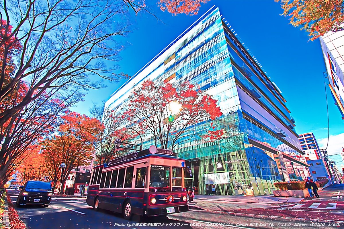 Shyokunin_k's tweet image. 皆さんどうも!😁✋

昨日13日深夜に仙台の遠征撮影から函館へ帰って参りました😁ただいまです😄

さて今回のテーマは!
秋色の仙台を走る「るーぷる仙台」—紅葉最盛×街の鼓動

函館から日帰りでは足りず…11/12・13の二日間、
仙台へ紅葉遠征。
テーマは「今がいちばん美しい秋の街並み ×…