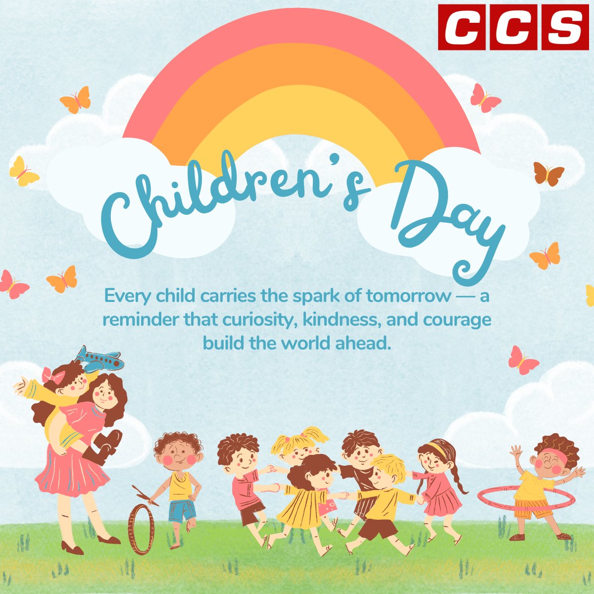CCSComputersPL's tweet image. On this Children’s Day, we celebrate the laughter, innocence, and limitless dreams of childhood — reminders that hope and imagination can shape a brighter tomorrow.

#ChildrensDay #InspirationInInnocence #TeamCCS #CCSComputers