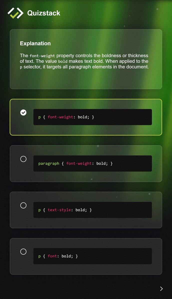 quizstackapp's tweet image. Do you like writing styles for your apps ?

Learn best CSS practices with quizstack.io 👩🏻‍🎓