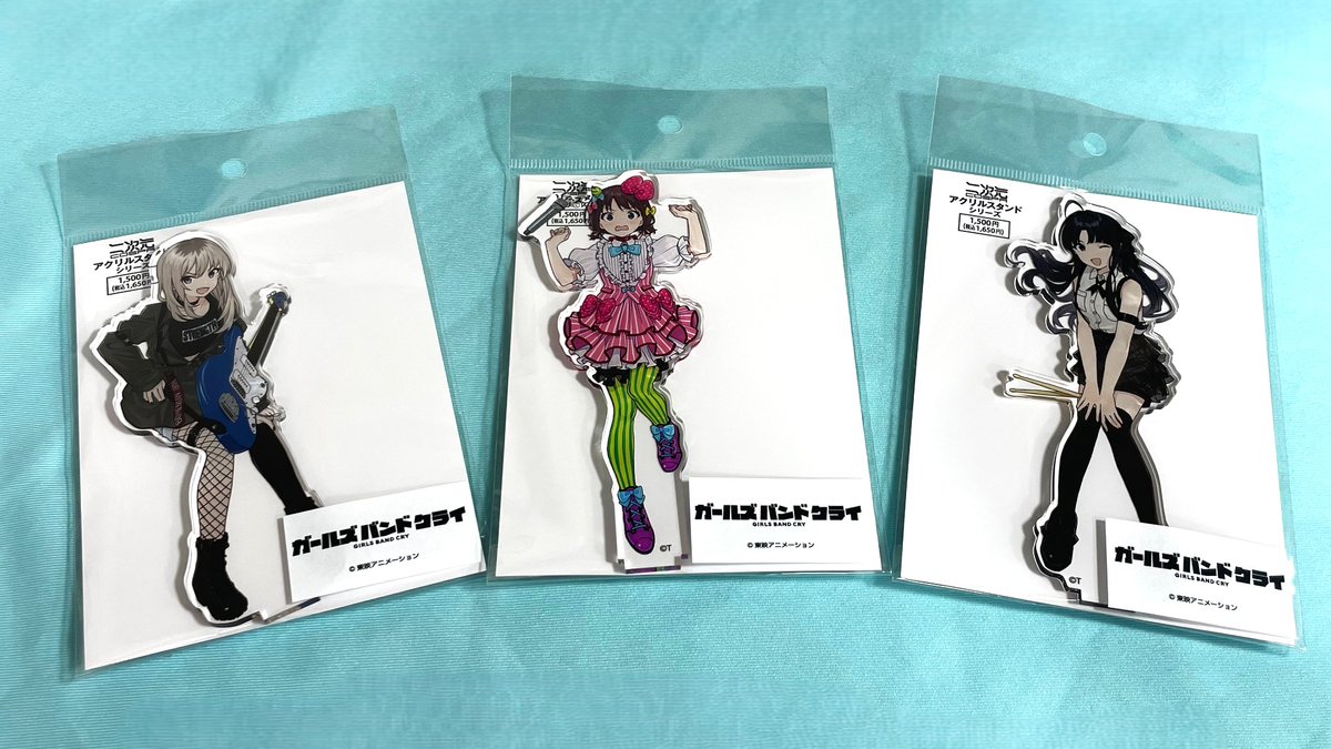 🎸新商品情報🎸 『ガールズバンドクライ』より 「アクリルスタンド