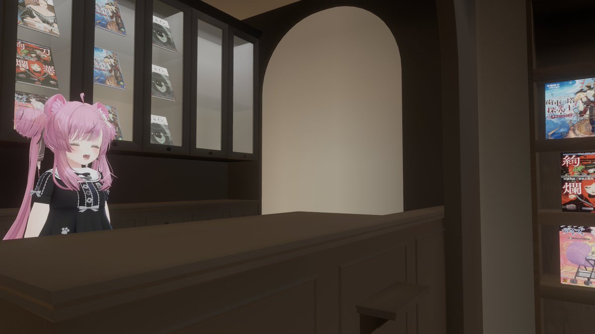 カウンターにも立てるので店員さんごっこが捗る……！