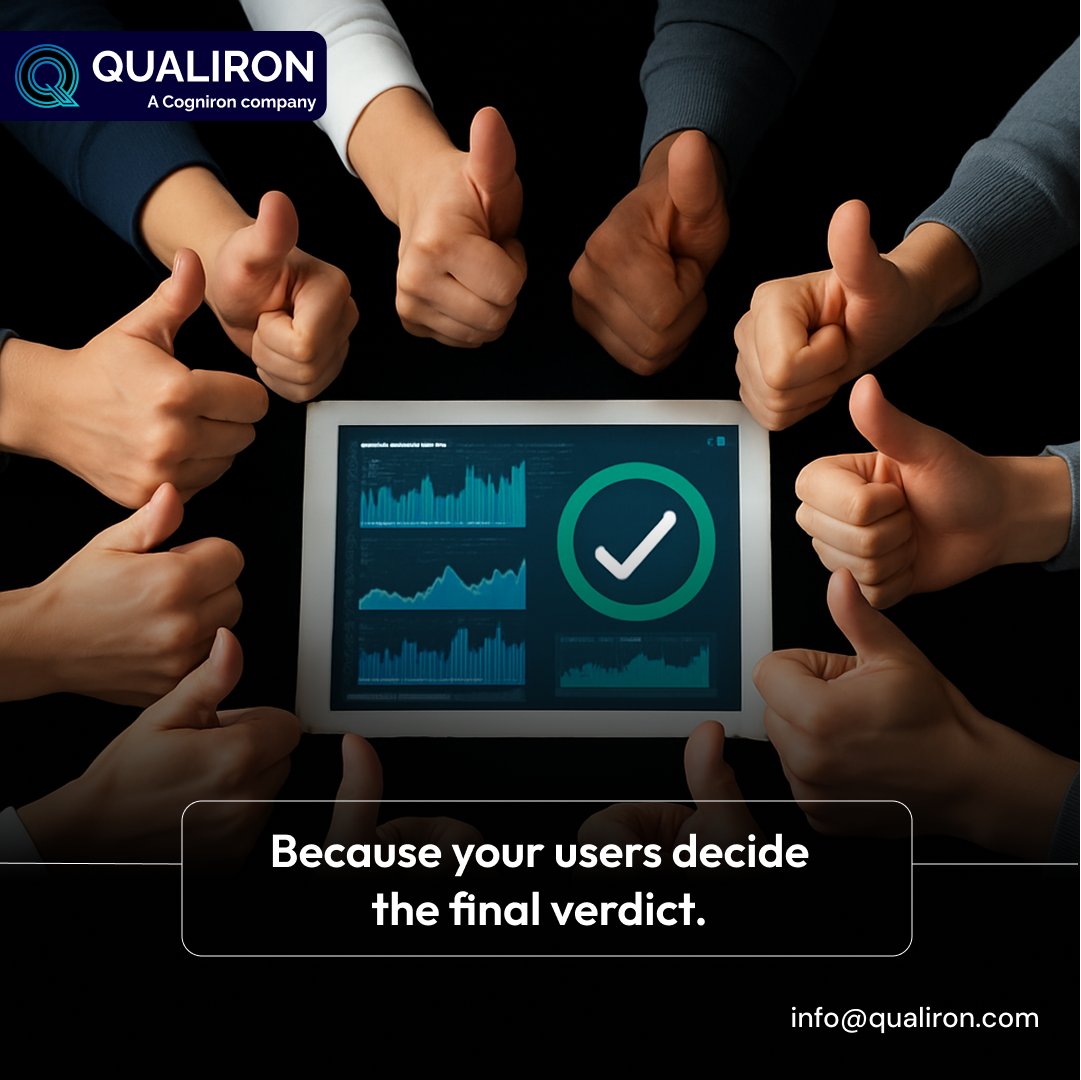 qualiron's tweet image. No test matters more than user validation.

Qualiron’s UAT ensures every release meets business goals and user expectations by simulating real-world workflows — bridging the gap between technical success and business satisfaction.

#UAT #QualityAssurance #DigitalTesting #Qualiron