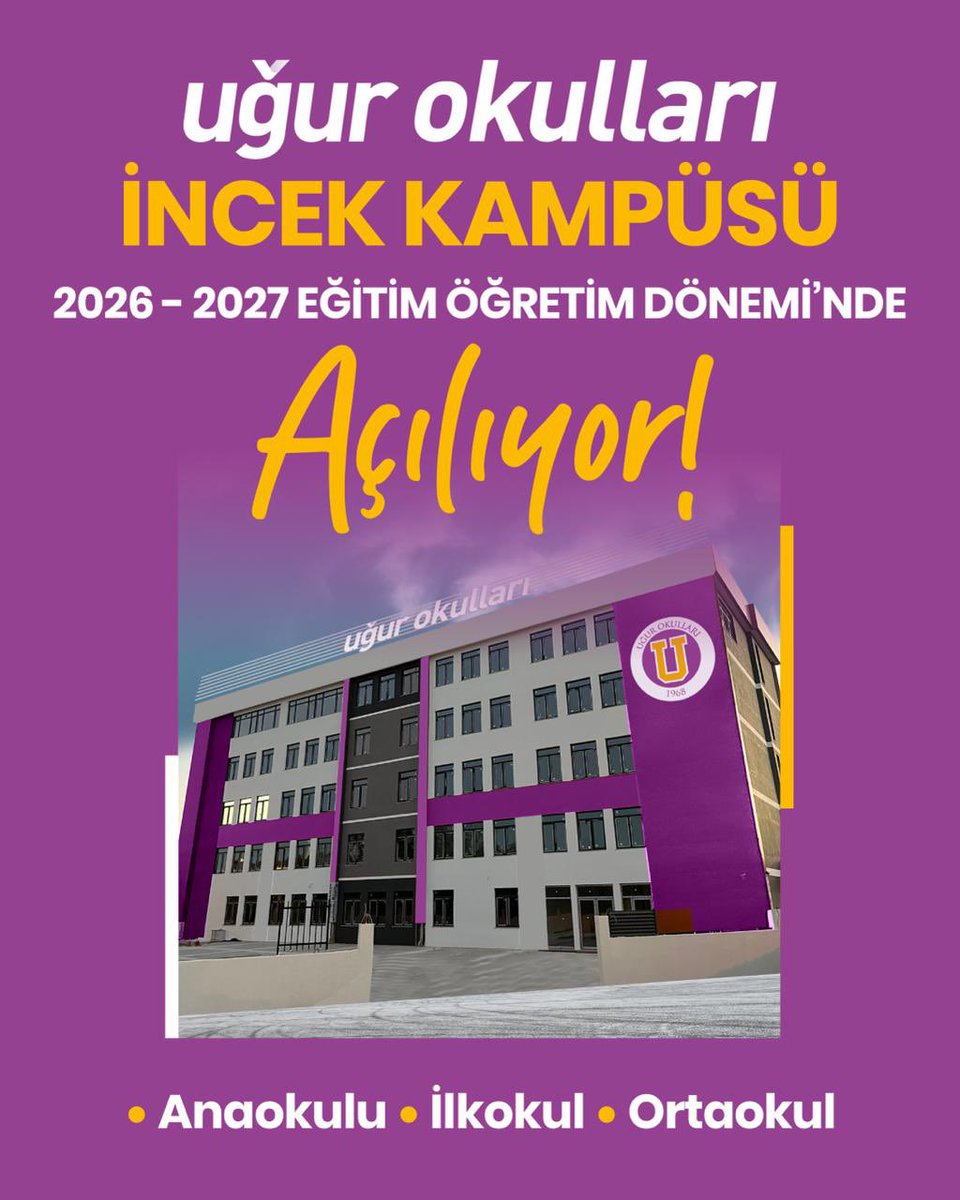 2026–2027 Eğitim-Öğretim Dönemi’nde Uğur Okulları İncek Kampüsü kapılarını açıyor!

Yeni kampüsümüzle daha fazla öğrenciye ilham verecek olmaktan büyük bir heyecan duyuyoruz.

#UğurluGelecek için hazırız.