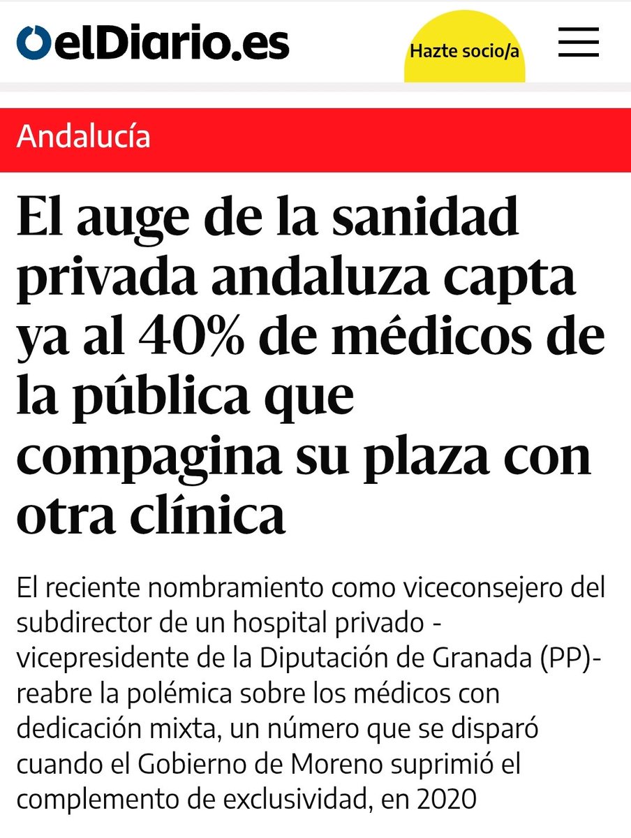 psoedeandalucia's tweet image. 🔴 Y dice Moreno Bonilla que es un bulo lo de la privatización de la sanidad andaluza...

Un bulo es él y su caótica gestión, que atenta contra el derecho a una atención sanitaria digna y de calidad. 

eldiario.es/andalucia/auge…