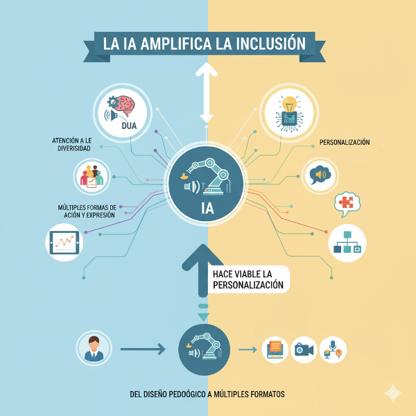 🆕¡La IA como aliada para una educación más inclusiva!💫 Actualizamos nuestro #REA sobre #IA con un enfoque en #DUA y recursos multimodales.  Asistente pedagógico, creación ágil de vídeo/audio y prompts para la atención a la diversidad.
#proyectoEDIA
📣descargas.intef.es/cedec/proyecto…