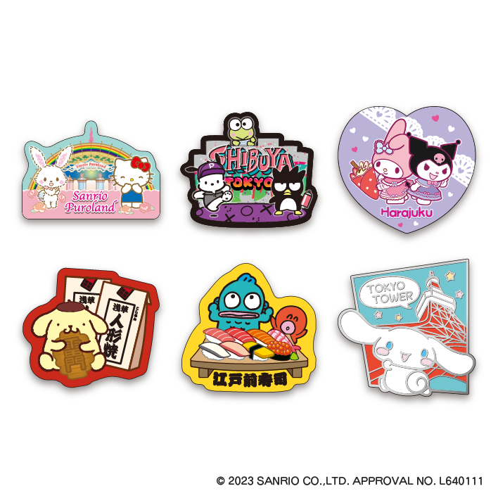 ★#ご当地ピンズ 情報局★

サンリオキャラクター
ご当地ピンズコレクションシリーズに

東京限定が登場！

絶賛発売中☆彡

ご当地の名物や名所をモチーフにした
可愛いデザインです♪
#サンリオご当地ピンズ