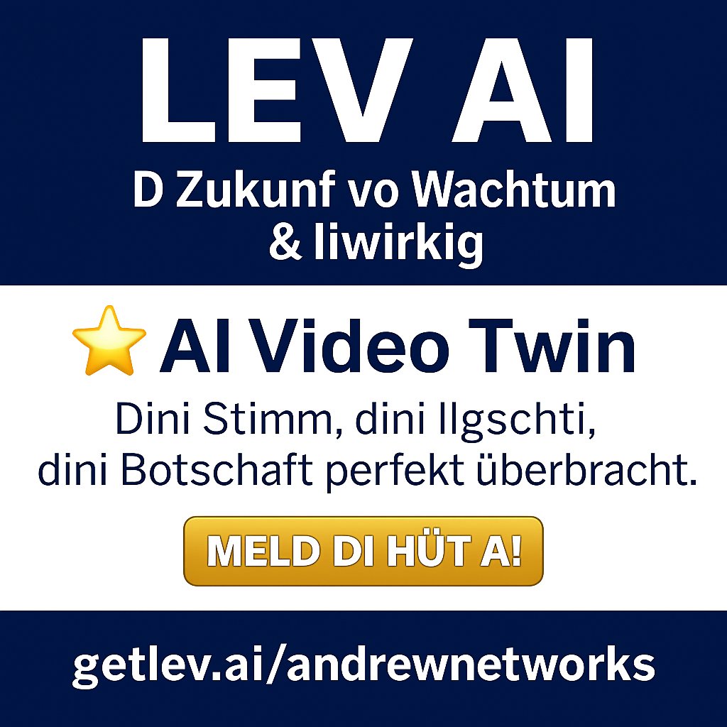 Join our Partnership Team today. Click the link: getlev.ai/andrewnetworks
#GetLEVAI #SmallBusinessTips #AIforBusiness #LEVAI #Entrepreneurship