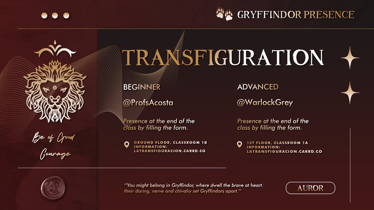 ⠀
⠀
🐈‍⬛  ⋮  𝗧𝗥𝗔𝗡𝗦𝗙𝗜𝗚𝗨𝗥𝗔𝗧𝗜𝗢𝗡 𝗣𝗥𝗘𝗦𝗘𝗡𝗖𝗘 ﹙𝗔𝗨﹚ 
Friday, November 4th 2025. 
Class at 18.25 - 19.25 UTC+7
⠀
⠀