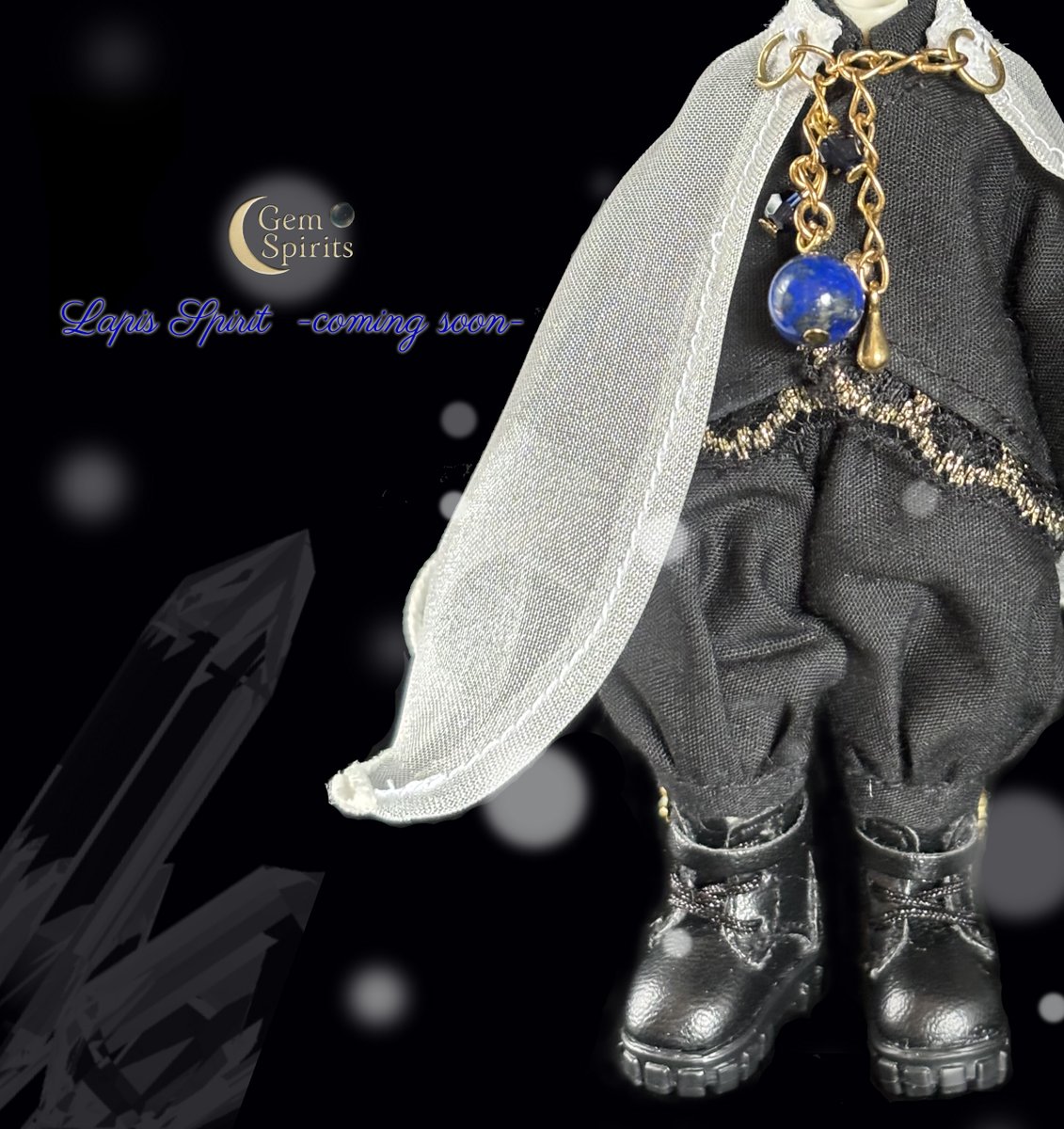 次の精霊は、Lapis Spirit ― 深い青の子です。
静かな星の気配をまとって生まれてきます。
#GemSpirits