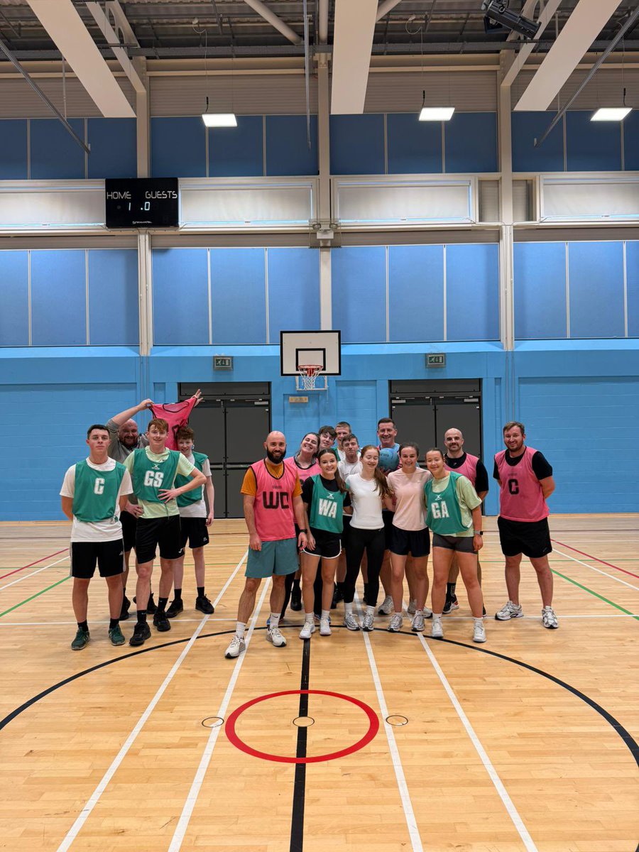 OLSP_PE's tweet image. Anther win for the staff in our second Netball game of the week v pupils… 
Last chance today at lunchtime for S6 pupils to prevent a whitewash… @OLSPHigh