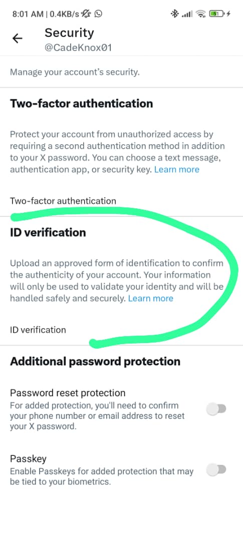 CadeKnox01's tweet image. 𝐒𝐓𝐈𝐋𝐋 𝐆𝐄𝐓𝐓𝐈𝐍𝐆 𝐘𝐎𝐔𝐑 𝐀𝐂𝐂𝐎𝐔𝐍𝐓 𝐋𝐎𝐂𝐊𝐄𝐃 𝐎𝐑 𝐏𝐑𝐎𝐁𝐀𝐁𝐋𝐄 𝐒𝐏𝐀𝐌?

Here&apos;s what you should do 👇:

Head over to your settings and privacy

&amp;lt;&amp;gt; Security and account access 
                               ⬇️
&amp;lt;&amp;gt; Security 
            ⬇️
&amp;lt;&amp;gt; ID verification…