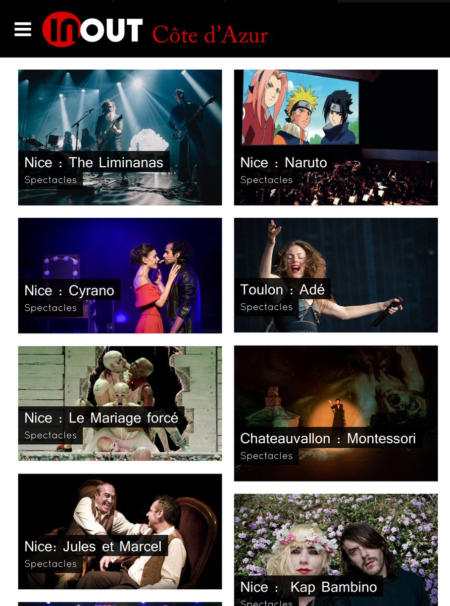ICotedazur's tweet image. Vos #spectacles du #weekend sur la #CotedAzurFrance inout-cotedazur.com/spectacles/
