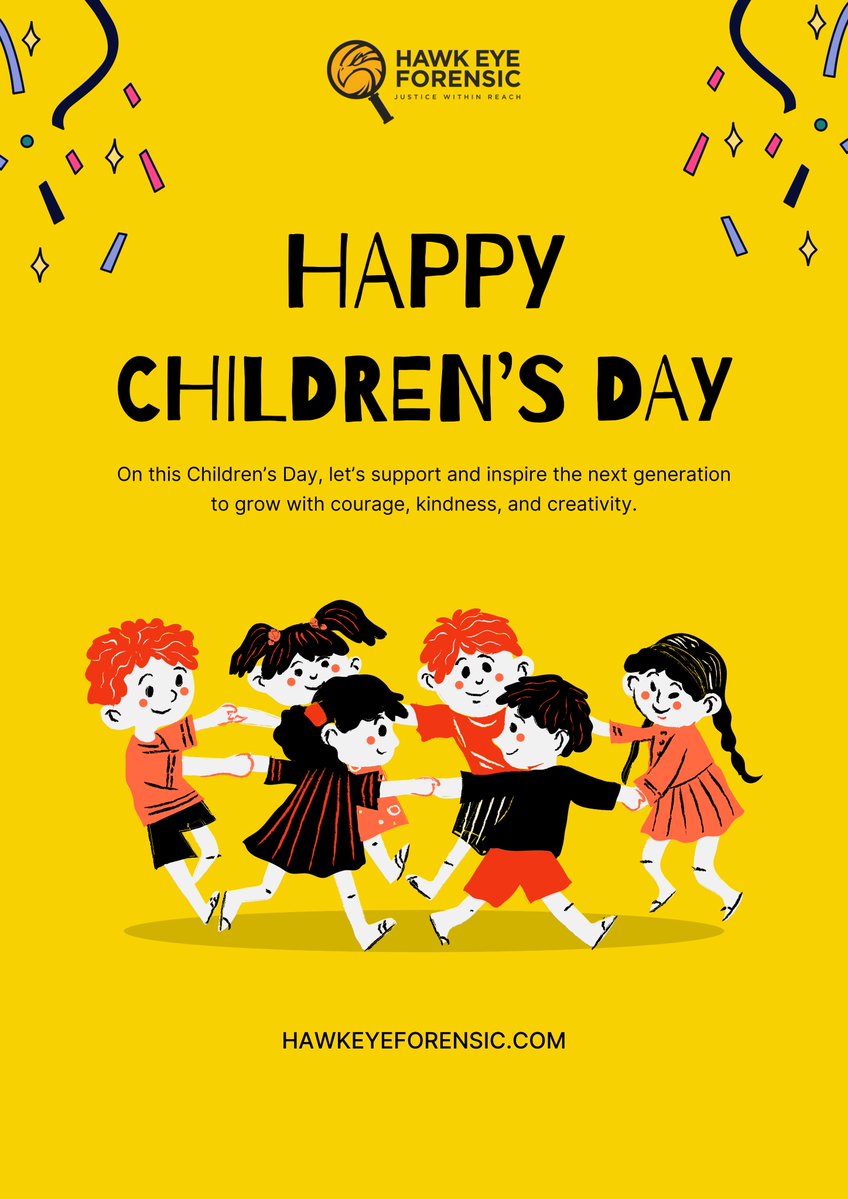 ForensicHawk's tweet image. May every child grow with love, laughter, and limitless dreams. Happy Children’s Day!