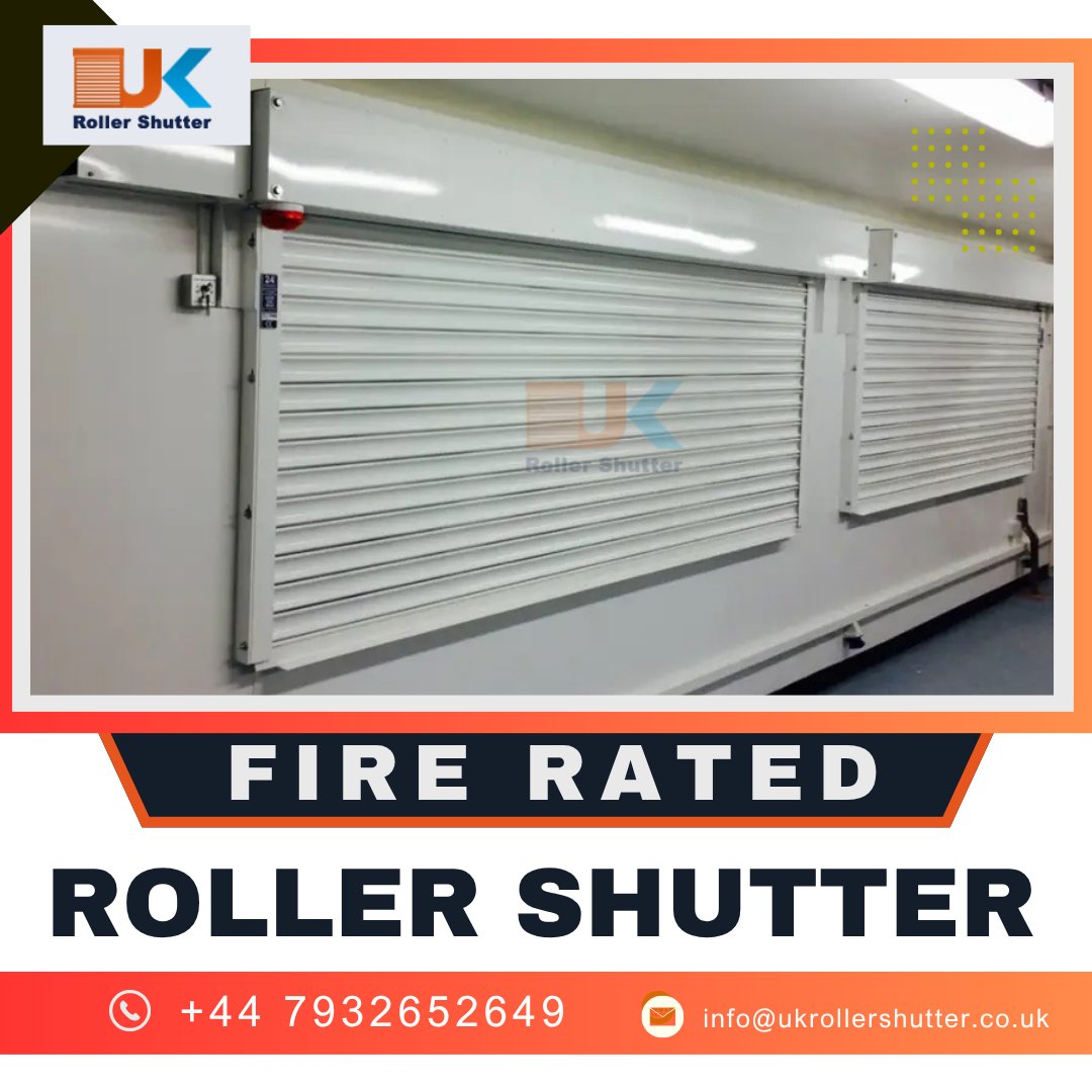 ukshutters_'s tweet photo. ๐Fire Rated Roller Shutters are essential safety barriers designed to withstand high temperatures during fires. They provide effective fire protection & prevent smoke spread, ensuring safety for property!
#FireSafety #FireResistant #SafetyFirst
๐Website: https://t.co/5C5ILvgdhF https://t.co/lJ5GHUju1M