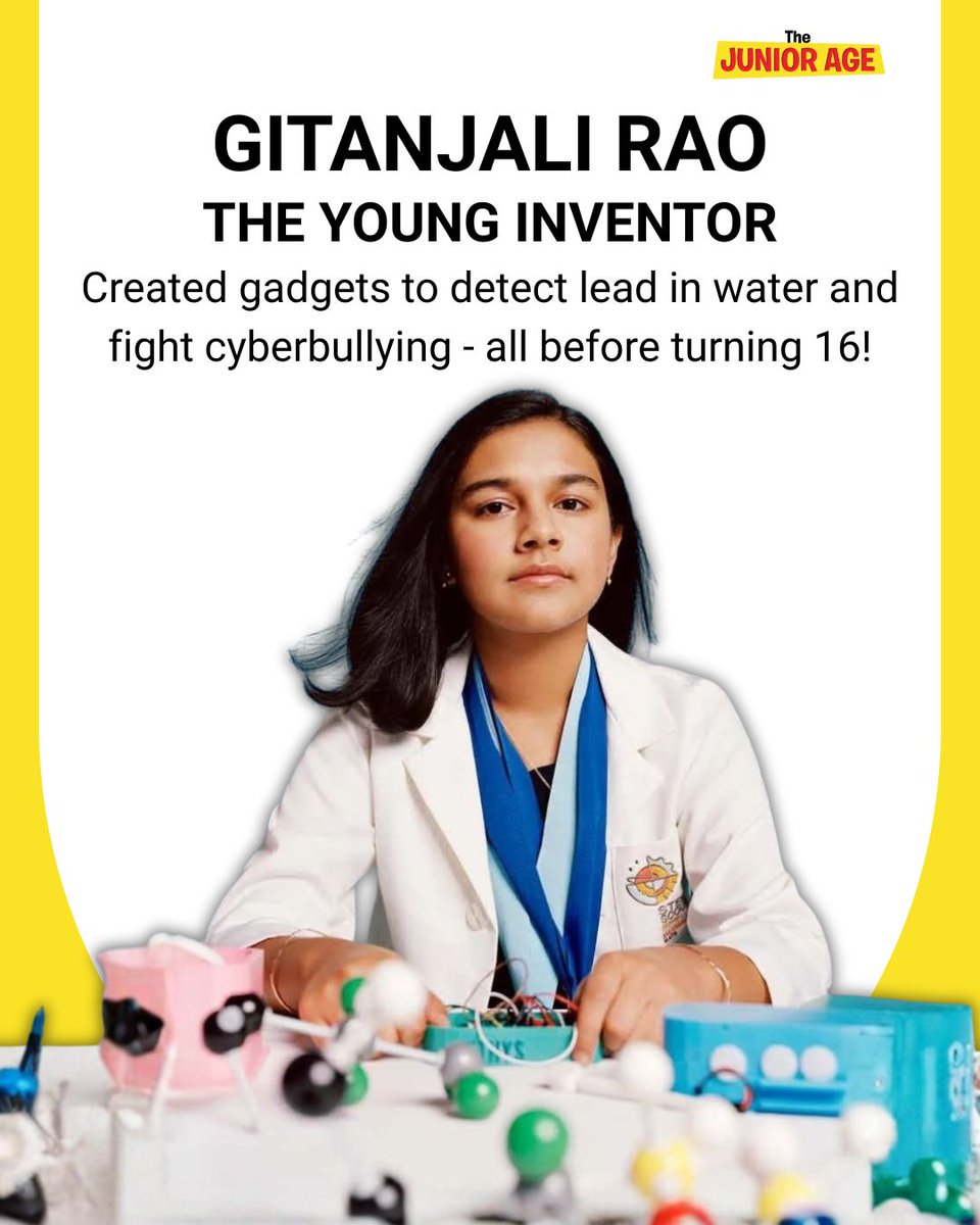 TheJuniorAge's tweet image. India’s youngest changemakers are shaping the future! 🌟

From inventors to activists, coders to chess champs - meet the Little Heroes of India who are proving that dreams have no age limit. 💪🇮🇳

#TheJuniorAge#ChildrensDay #LittleHeroesOfIndia #InspireKids