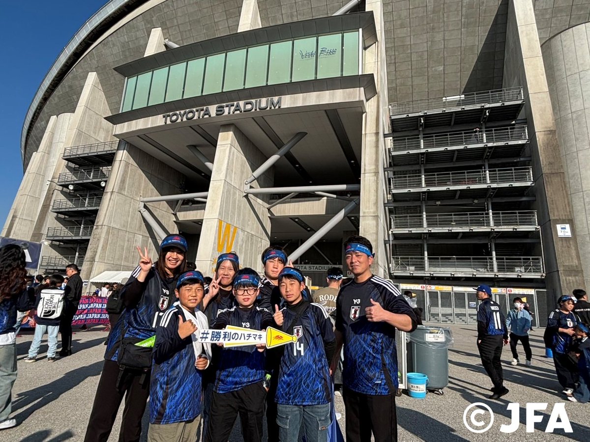 SAMURAI BLUEの試合会場で #勝利のハチマキ を配布しました！ みなさん