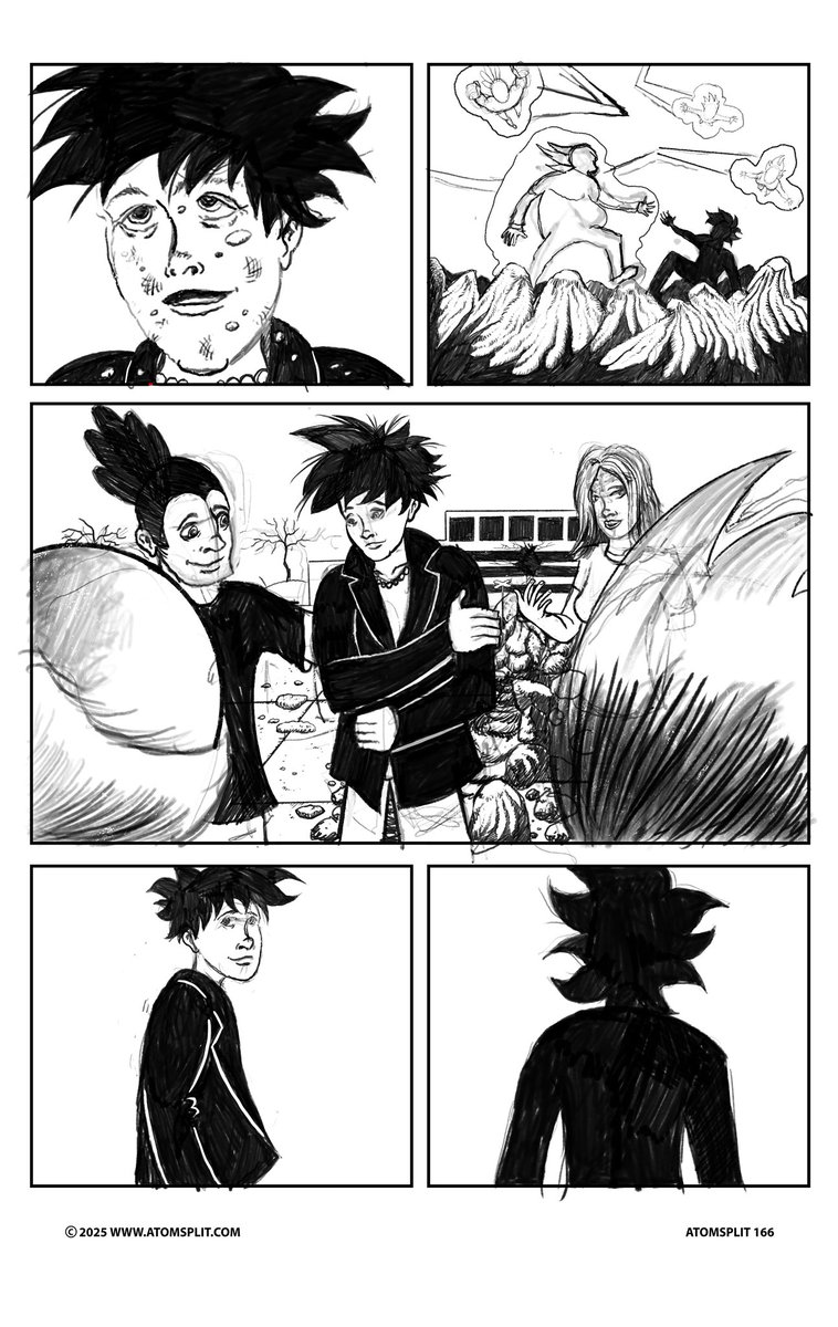 LDDLMikeD's tweet image. Moving on to the inking stage tomorrow. #atomsplit #indiecomics #indierock #atlanta #georgia