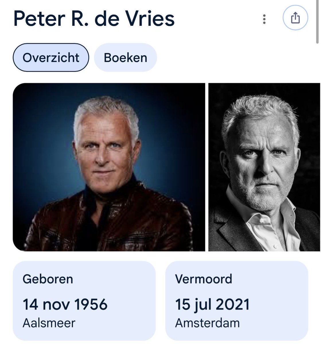 SandervanBetten's tweet image. Twintig jaar lang feliciteerde ik Peter met zijn verjaardag! Nu ook! 💐#PeterRdeVries