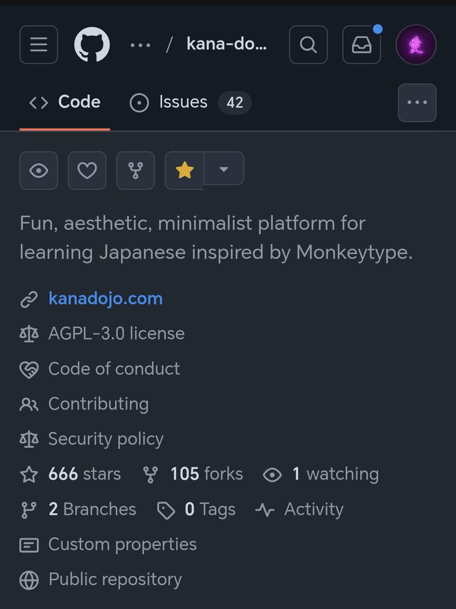 tentoomushii's tweet image. My GitHub repo has been taken over by the Devil. Anyone wanna help us out by dropping a star? 
#OpenSource #opensourceproject 
#buildinpublic #learnjapanese