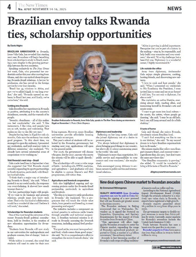 The New Times, 14th Nov 2025