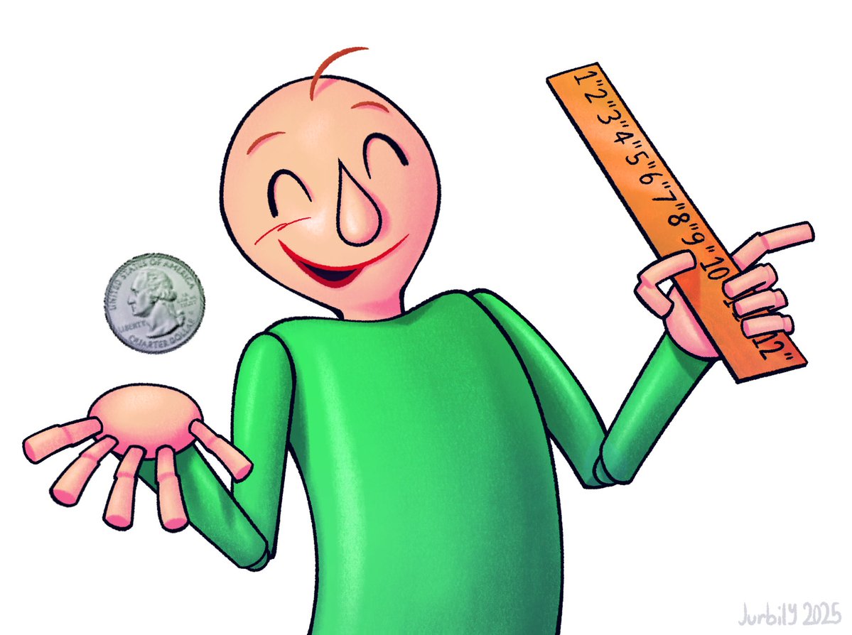 jurbily's tweet image. a shiny quarter!!

#BaldisBasics