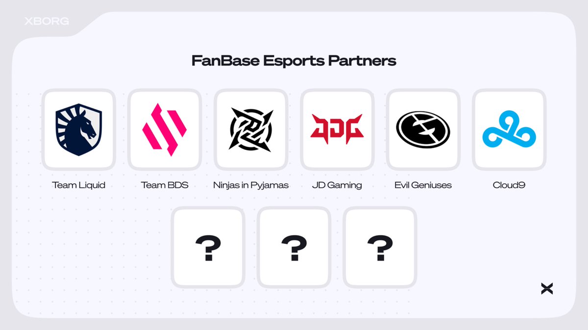 XBorgHQ's tweet photo. 6 in, 3 more to be announced. 

Who do you think they are? 👀 https://t.co/cWq7yZeezk